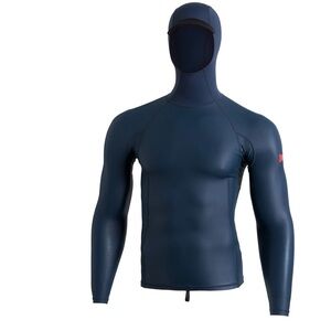 Florence Marine X Windshield Blue Long Sleeve Hooded Rashguard 2.0 Men's Size L